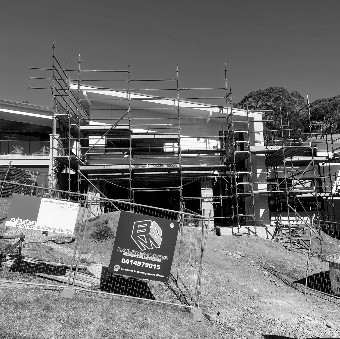Atkins House Under Construction 1